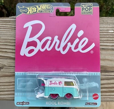 2024 Hot Wheels BARBIE Kool Kombi VW DRAG BUS PREMIUM Car Culture Bug Volkswagen - Image 1 of 4