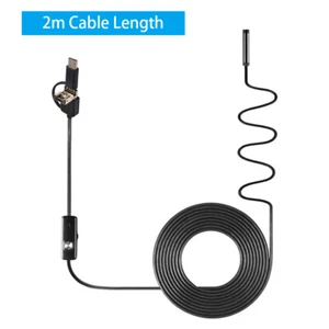 3-in-1 Industrial Borescope Inspection Built-in 6 LEDs M0Z6 - Picture 1 of 10
