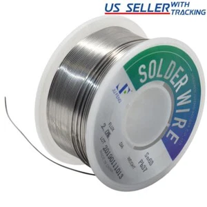63/37 Rosin Core Solder Extra Thin 0.38mm Diameter Soldering Flux Wire 50g - Picture 1 of 3
