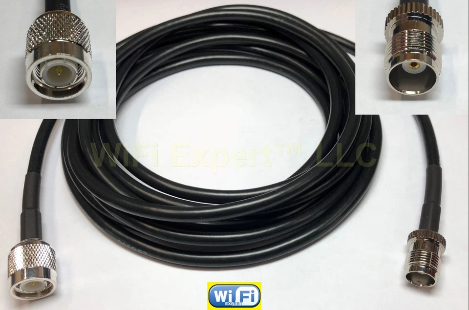 TNC Male to Female Marine GPS Antenna Extension Cable for Furuno GPS Receiver US - Image 1 of 3