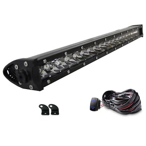Slim 50''inch 240W LED Work Light Bar Single Row Combo Offroad Driving Car Truck - Picture 1 of 9