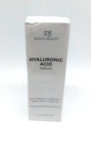 RADHA Beauty Prof HYALURONIC ACID SERUM Vit. C, E, Green Tea ,Jojob Oil 2oz 60ml - Picture 1 of 4