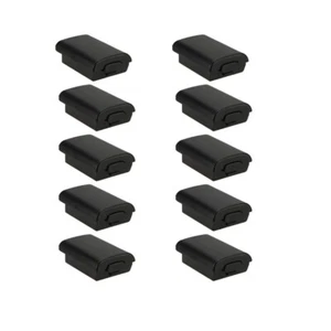 10 pz guscio cover nero per controller wireless Xbox 360 batteria AA - Foto 1 di 7