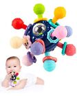 Baby Teethers Toys 0-6 Months, Sensory Baby Balls Chew Toys, Teething Ball Ra...
