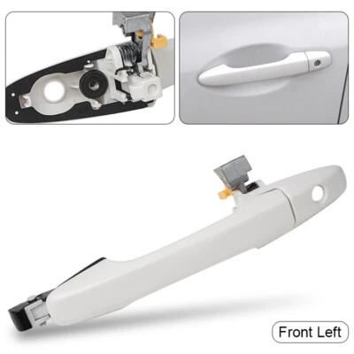 1x Manija de puerta exterior delantera izquierda para Honda Civic 2006-2011 2009-2014 blanca Foto 1 de 4