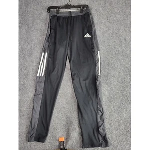 Adidas Own The Running AEROREADY Track Pants 3-Stripe Training Black Mens Sz M - Picture 1 of 10