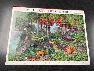 Bosque caducifolio del noreste FDC 3899 primer día de emisión Foto 1 de 2