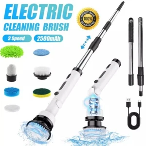 Elektrische Reinigungsbürste Badezimmer Turbo Spin Scrubber mit Teleskopstiel DE - Bild 1 von 14