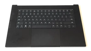 Razer Blade 15 RZ09-0421 Palmrest w/ BL Keyboard Touchpad Black 13402951 Genuine - Picture 1 of 2