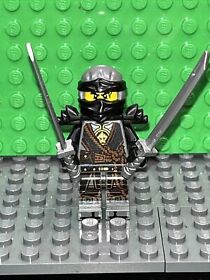 LEGO Ninjago Cole Hands of Time Minifigure w/ Swords from 70623 njo280