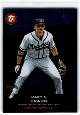 2011 Topps Topps Town Series 2 Martin Prado TT2-45 Atlanta Braves - Image 1 of 2