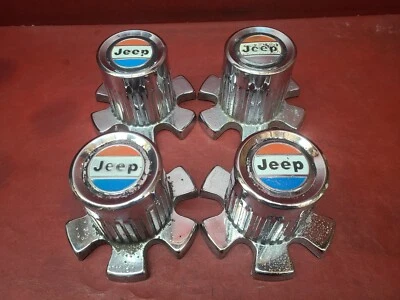 Комплект (4) 1977-1988 15» Jeep Cherokee J-Series Wagoneer центральные колпаки 1078 1079 - Изображение 1 из 4