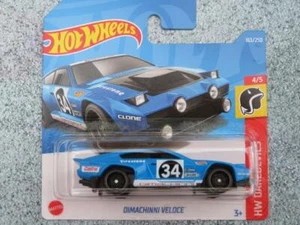H2163 DIMACHINNI RÁPIDO Azul Hot Wheels 2022 163/250 CaseH Nueva Fundición - Imagen 1 de 2