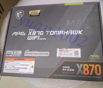 NEW MSI MAG X870 TOMAHAWK WIFI AM5 DDR5 PCIe 5.0 ATX Motherboard Fast delivery - Image 1 of 4