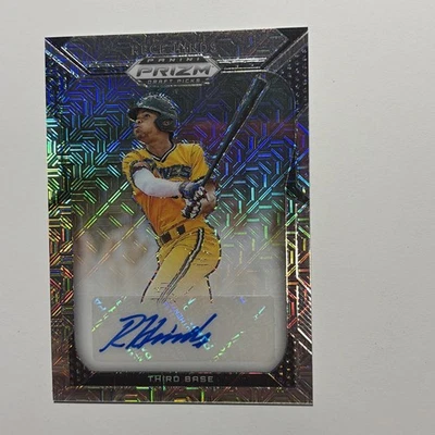 2019 Panini Prizm Draft Picks - Rece Hinds #34 Mojo Prizm /49 (RC) AUTO - Image 1 of 3
