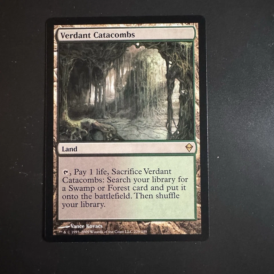 Verdant Catacombs Magic The Gathering MTG Zendikar LP Lightly Played - Image 1 of 2