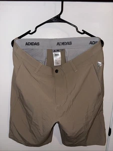 Adidas khaki farbige Golf Tennis Freizeit Shorts - Herren Größe 33 - Bild 1 von 3
