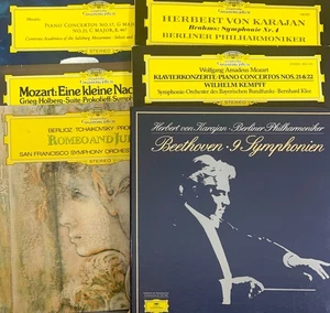 Classical LP Lot - Beethoven 9 Symphonies + 4 More Deutsche Grammophon Vinyl NM - Photo 1/24