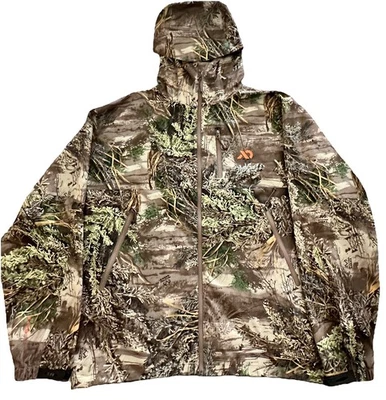 First Lite Men’s XXL Boundary Stormtight Camo Hunting Rain Jacket Realtree MAX-1 - Image 1 of 4