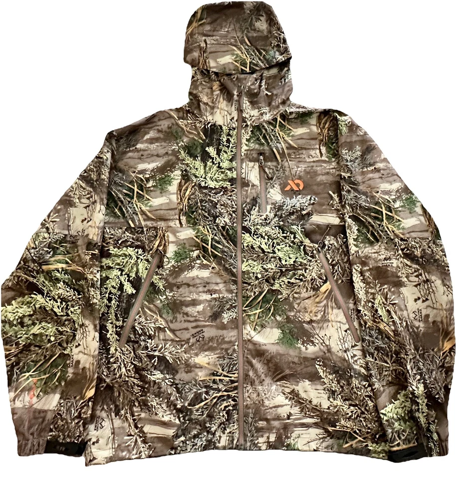 First Lite Men’s XXL Boundary Stormtight Camo Hunting Rain Jacket Realtree MAX-1 - Image 1 of 4