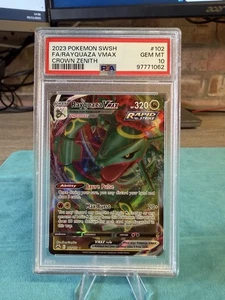 Pokemon Crown Zenith Rayquaza VMAX 102/159 PSA 10 - Bild 1 von 2