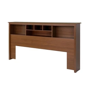 King Bookcase Headboard, Cherry - Picture 1 of 4