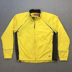 Novara Convertible Cycling Jacket XL Windbreaker Removable Sleeves Reflective - Picture 1 of 15