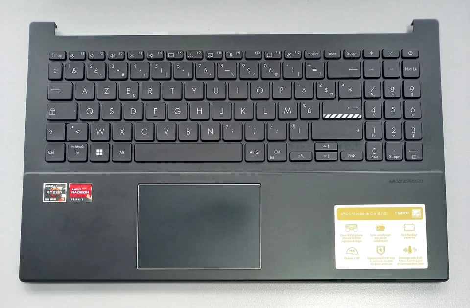 Asus Vivobook Go 15 E1504F Handauflage Tastatur AZERTY 13NB0ZT2P03011 - Bild 1 von 4