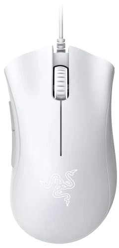 Razer DeathAdder Essential - Mercury White Gaming Mouse Wired 5 Buttons 6400 DPI - Image 1 of 1