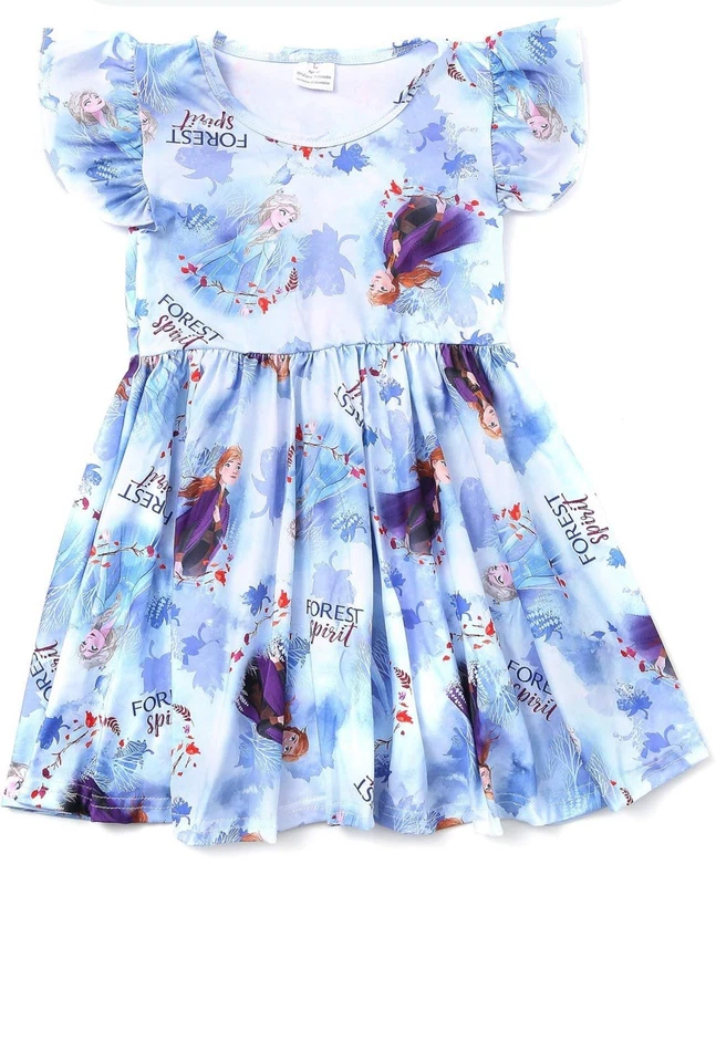 Vestido Princesa Frozen Niñas 7-8 Foto 1 de 2