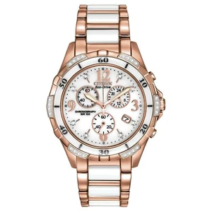 Citizen Eco-Drive Silhouette Women's Chronograph Watch 40MM FB1233-51A - Picture 1 of 5