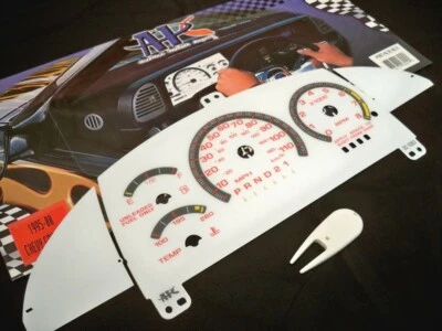 适用于 95 96 97 98 雪佛兰雪佛兰骑士 AT 自动白色面部簇仪表 — 第 1/4 张图片