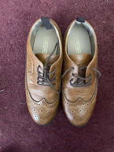 Boys Brown River Island Shoes. Wedding. Size 5 UK Worn Once - Picture 1 of 5