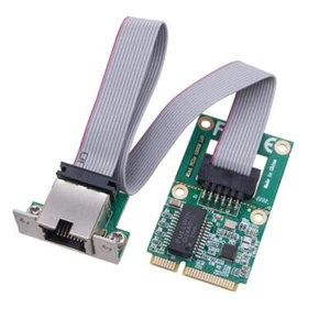 Gigabit Ethernet Mini PCI-E PCI Express Network Card 10/100/1000Mbps LAN Adapter - Picture 1 of 9
