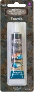 Finnabair Art Alchemy Metallique Wax .68 Fluid Ounce-Peacock - Picture 1 of 1