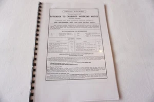 Sept 1955 Fascimilie Eisenbahn Wagen Arbeitsmitteilung Dampfzüge London Ost - Bild 1 von 6