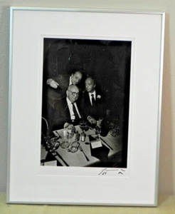 VTG Larry Fink 1982 Framed Numbered Signed Photograph "At a Conference" - Picture 1 of 4