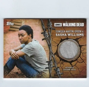 Tarjeta de disfraz de The Walking Dead temporada 7 Sasha Williams R-SW - Imagen 1 de 1