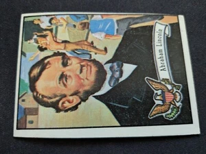 1972 Topps US Presidents Card # 16 Abraham Lincoln (VG/EX) - Imagen 1 de 3