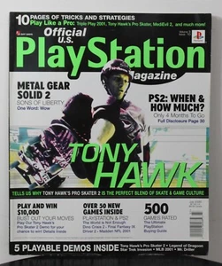 PLAYSTATION MAGAZINE July 2000 Vol 3 Issue 10 Tony Hawk Metal Gear Solid 2 PS2 - Picture 1 of 2