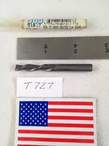 1 NUOVA FRESA SGS DIAMETRO 1/4" LEGNO CARBURO. LOC 1". 2 FL DOWN CUT USA -T727- - Foto 1 di 3