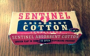 Vestaglia vintage "Sentinella" in cotone (sterilizzata) - metà secolo - IN SCATOLA - Foto 1 di 2