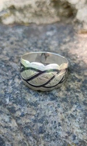 Soviet silver 875 women's ring Kubachi  Antique vintage ring 9 size - Picture 1 of 17