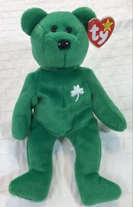 TY Beanie Baby Bear Erin The Bear Beanie bambino - Foto 1 di 12