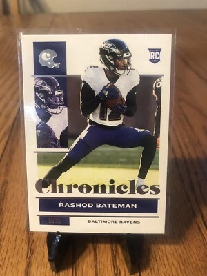 2021 PANINI CHRONICLES RASHOD BATEMAN RC BALTIMORE RAVENS #8 PACK FRESH!!! - Image 1 of 2