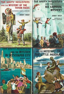 HAPPY HOLLISTERS - FOUR (4) BOOKS - #15/16/17/18 - HARDCOVER, DJ, (c) 1958/59/60 - Picture 1 of 11