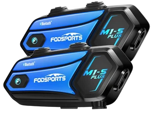 Fodsports M1-S Plus (Dual Pack) Motorcycle Intercom Helmet Headset Bluetooth - Picture 1 of 9
