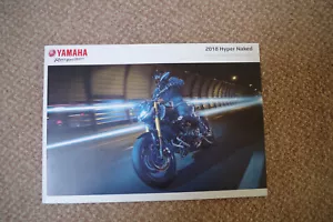 2018 Yamaha Hyper Naked MT-10, MT-09, MT-07, MT-03 UK Model Range Brochure - Picture 1 of 14