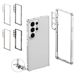 Für Samsung S23 S24 S25 Ultra Metal Hard Bumper Rahmen + Objektivschutz - Bild 1 von 21