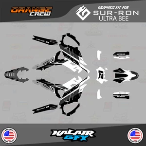 Graphics Kit for Sur-Ron Ultra Bee All Years Og-crew - WHITE - Foto 1 di 7